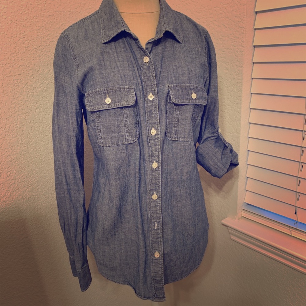 J.Crew Chambray Button-Up